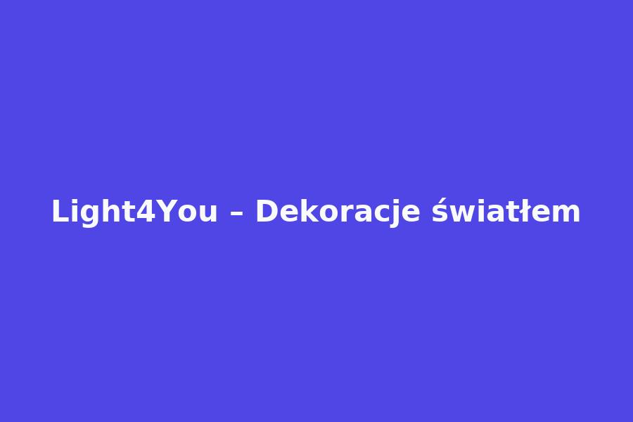 Dekoracje światłem na sali weselnej